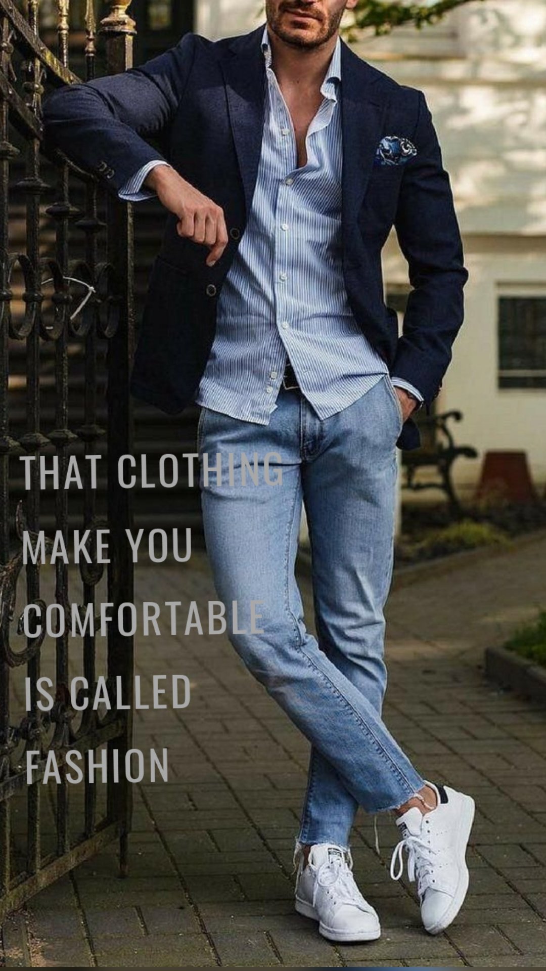 That clothing 
Make you 
Comfortable
Is called
FASHION